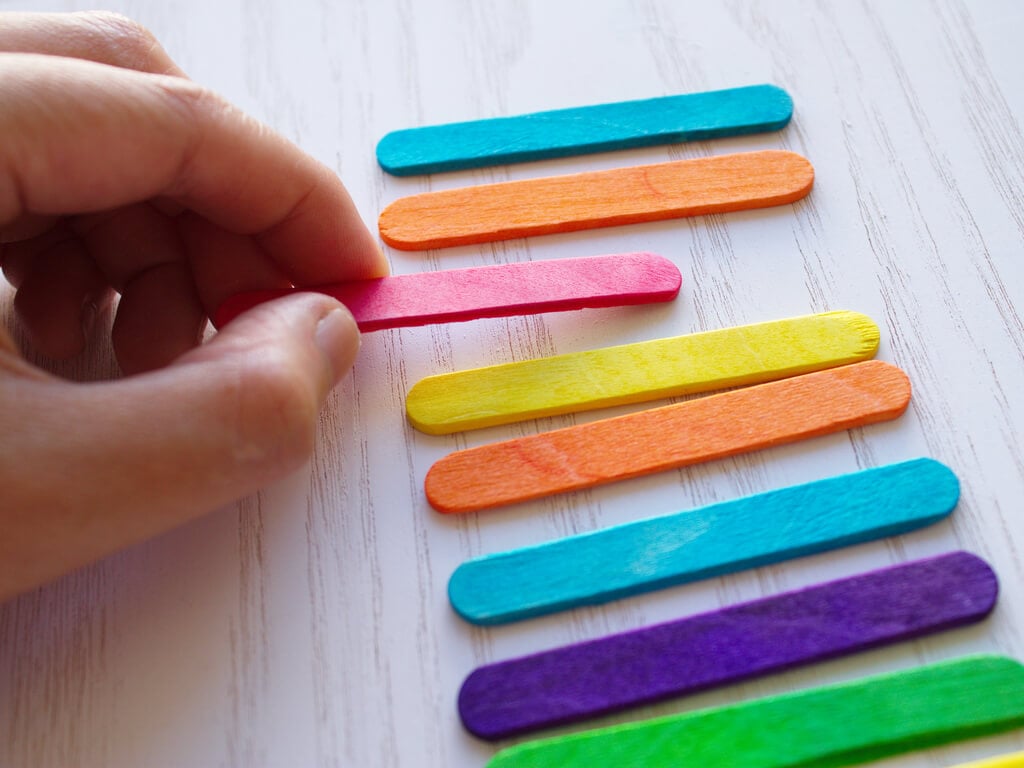 teaching subtraction with regrouping using popsicles