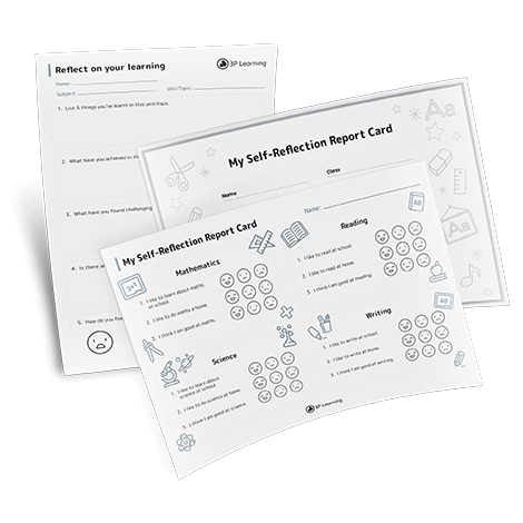 student self assessment cards