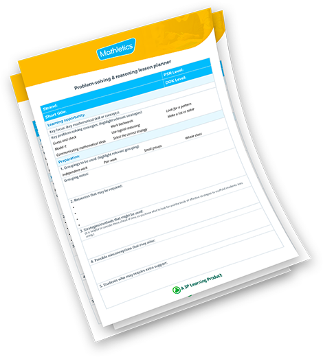 Problem-Solving and Reasoning Lesson Planner - 3P Learning