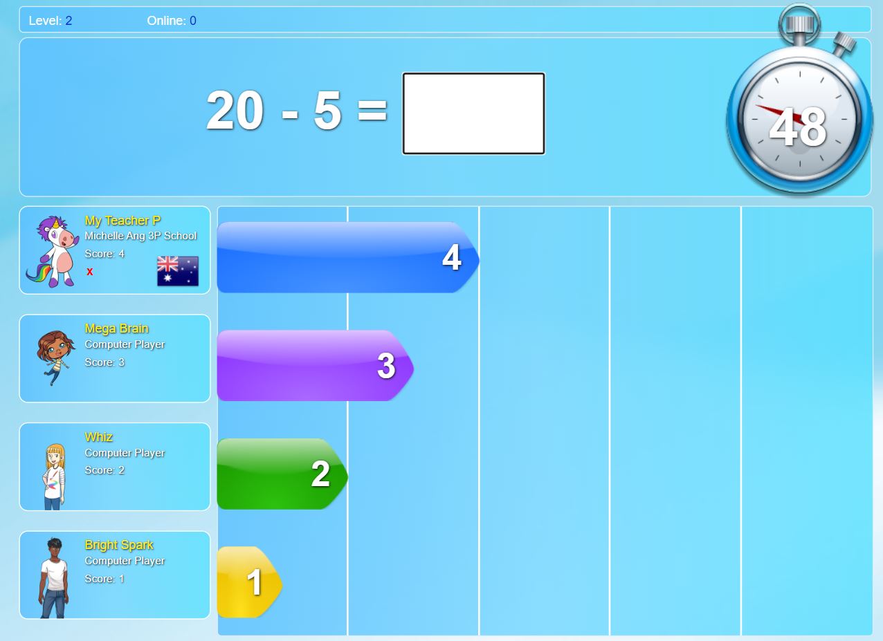 Live Mathletics