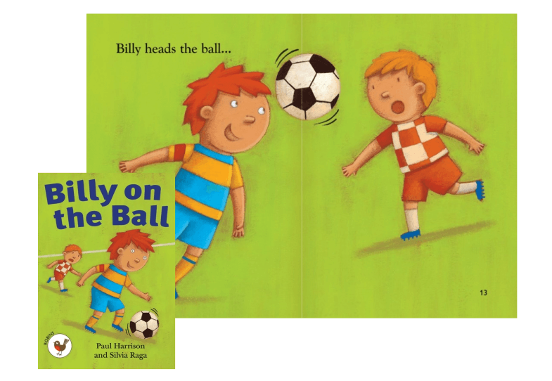 Books about soccer - Billy on the ball